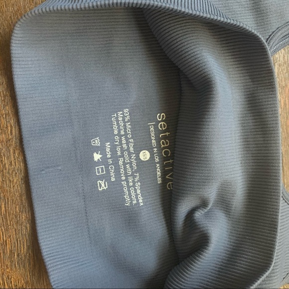 NWT Set Active Box Cut bra in Pluto - Picture 3 of 4